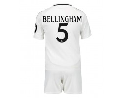 Real Madrid Jude Bellingham #5 Hjemmebanesæt Børn 2024-25 Kort ærmer (+ korte bukser)